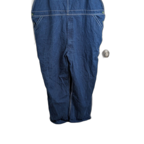 Liberty Overalls with Carpenter Loop Blue Men's Size 48x28 - Picture 12 of 15